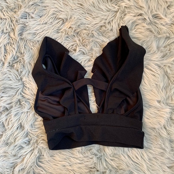 PLT plunging crop top - Picture 2 of 2